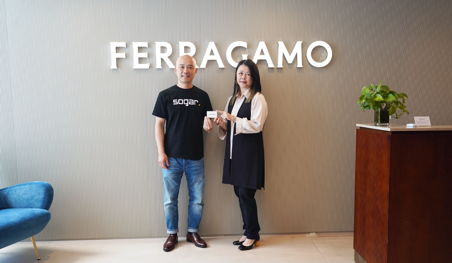 一個重要的里程碑！感謝Ferragamo！